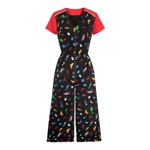 NWT Disney Parks Dress Shop Pixar jumpsuit black red small
